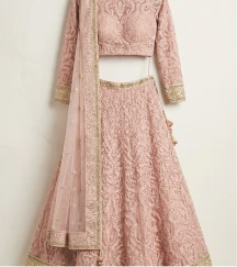 Double Layer Floral Kurti Wedding dress